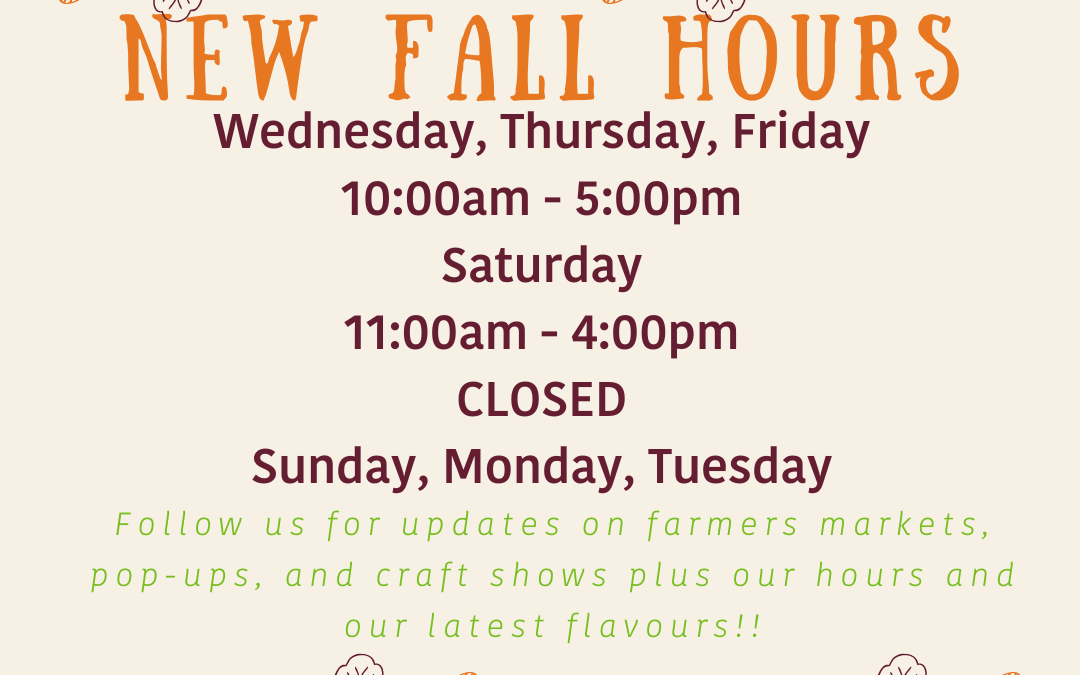 New Fall Hours