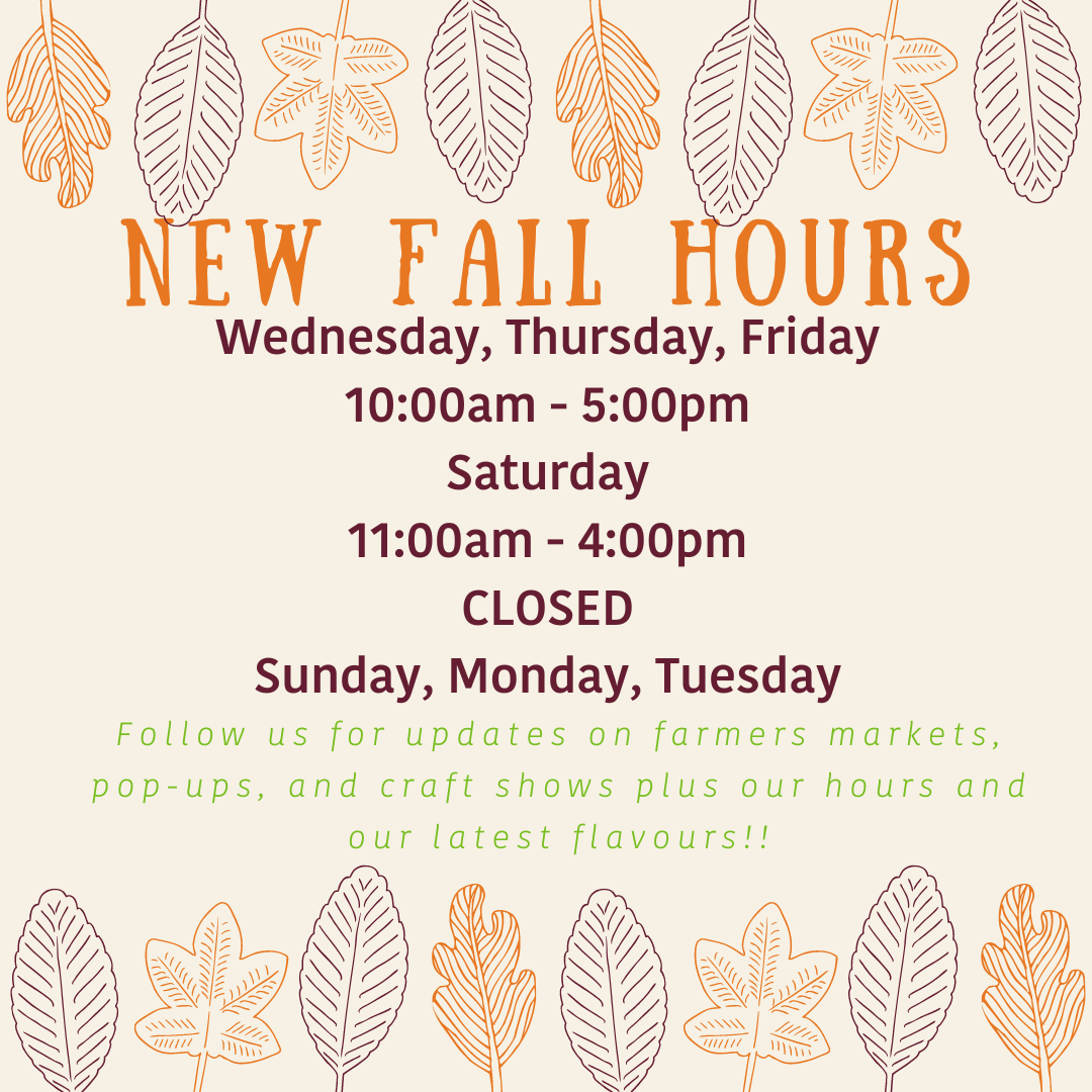 New Fall Hours - Sable Shortbread